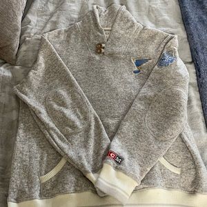 St. Louis Blues 2017 Winter Classic Pullover Sweater CCM Sz XL